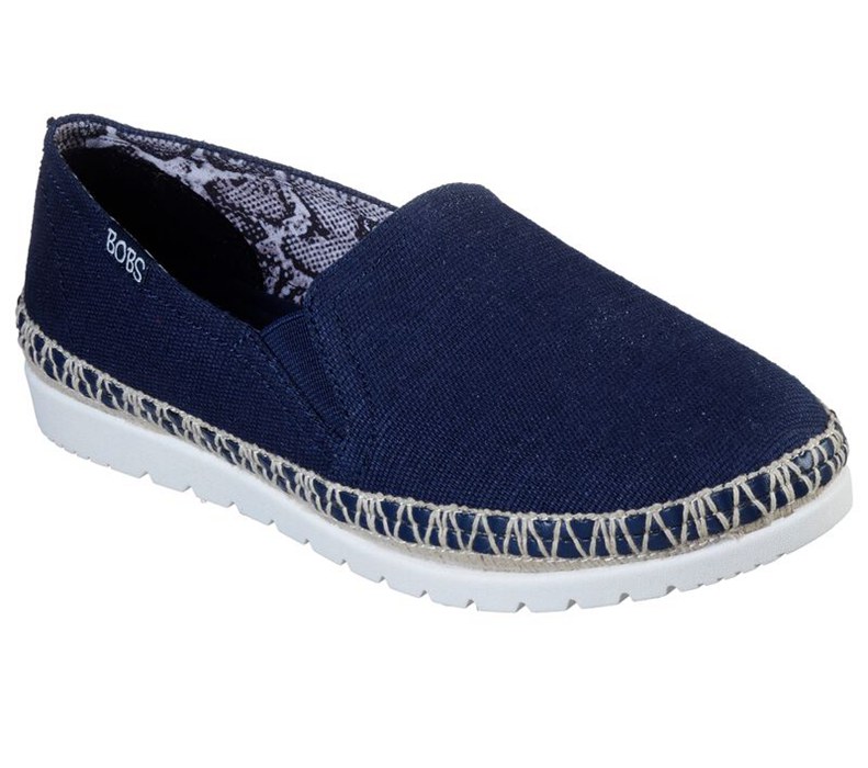 Skechers Bobs Flexpadrille 3.0 - Dark Horse - Womens Flats Shoes Navy [AU-CJ7267]